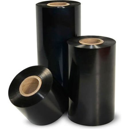 BLUE STAR Zebra 3200 Wax & Resin Ribbons, 4-5/16inW x 244'L, 1/2in Core, Black, 12 Rolls/Case 03200GS11007